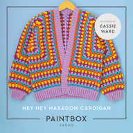 Paintbox Yarns Hey Hey Hexagon Cardigan Crochet Pattern