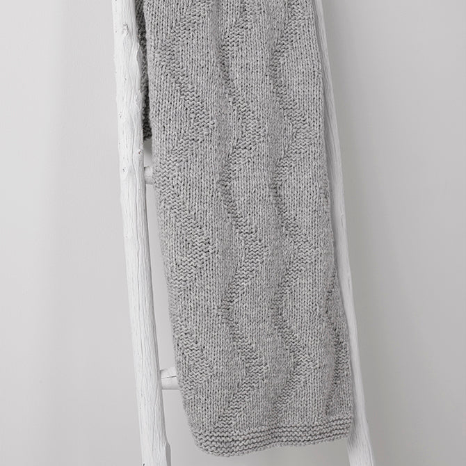 String Little Waves Blanket Knitting Pattern