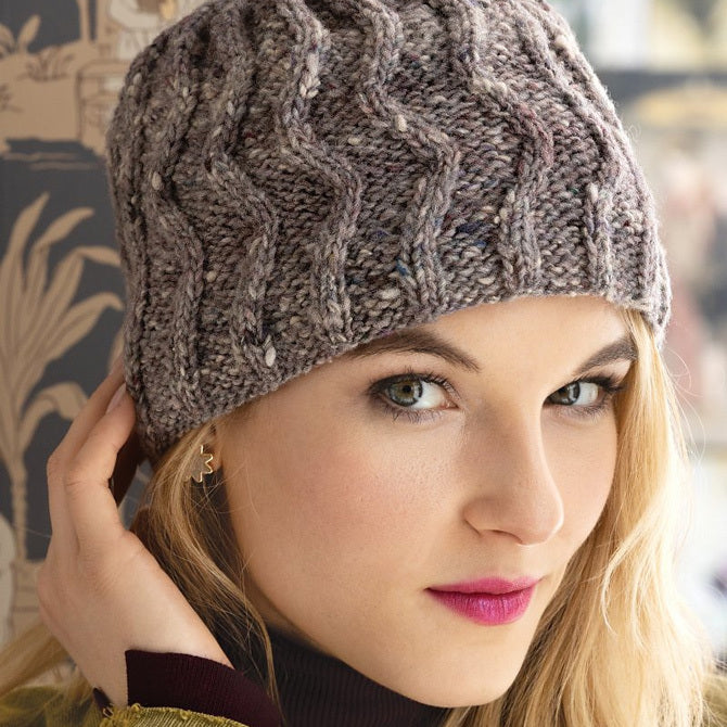 Noro Zig Zag Cable Hat Knitting Pattern
