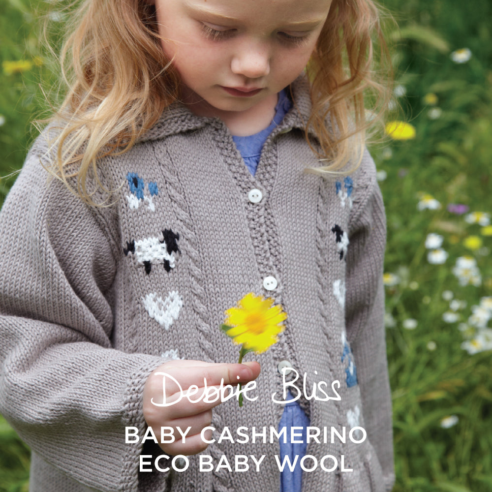 Debbie Bliss Collared Smock Coat Knitting Pattern