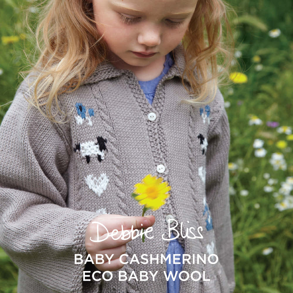 Debbie Bliss Collared Smock Coat Knitting Pattern