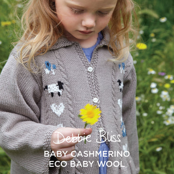Debbie Bliss Collared Smock Coat Knitting Pattern