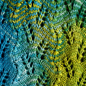 SweetGeorgia CashSilk Fern Scarf Knitting Pattern