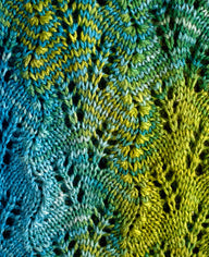 SweetGeorgia CashSilk Fern Scarf Knitting Pattern