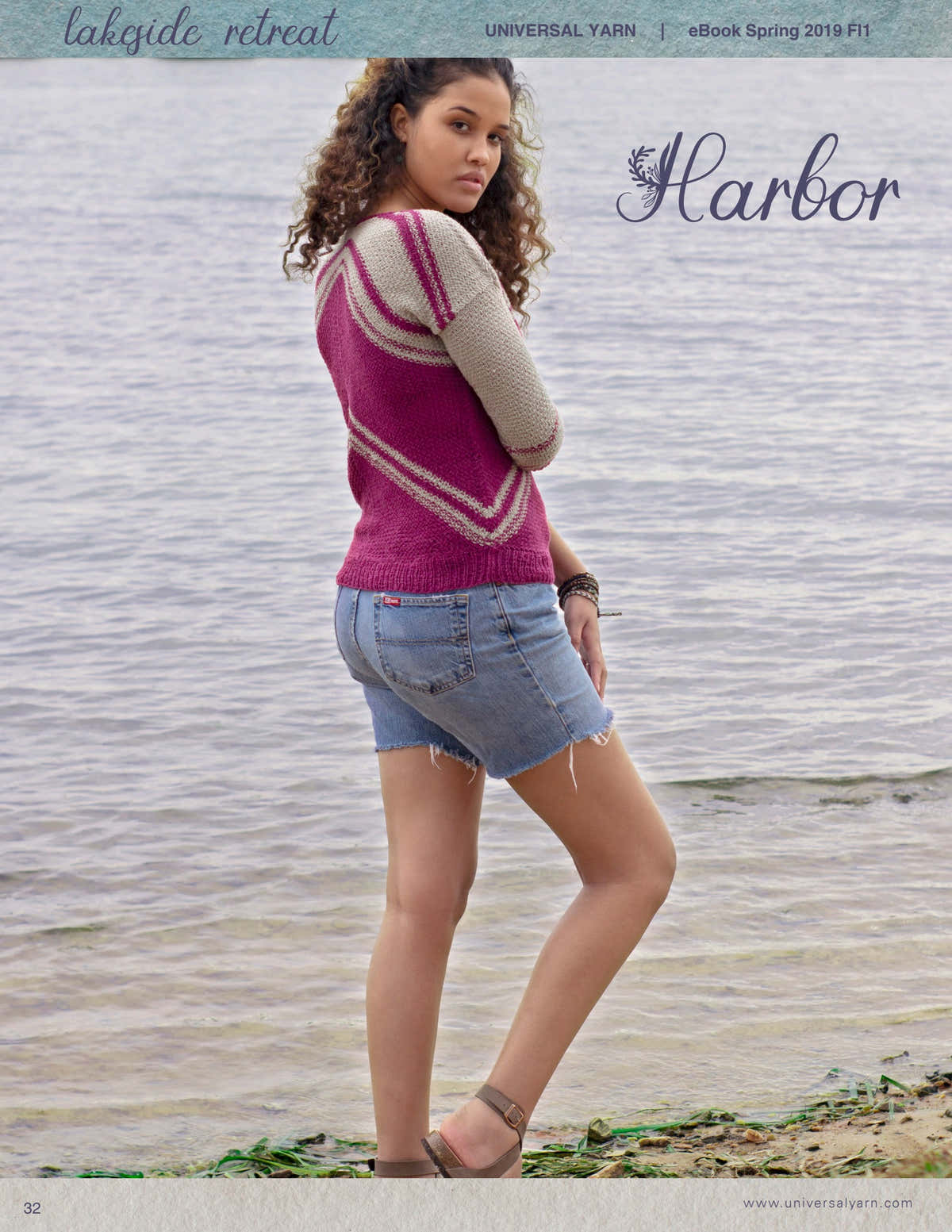 Universal Yarn Harbor Jumper Knitting Pattern
