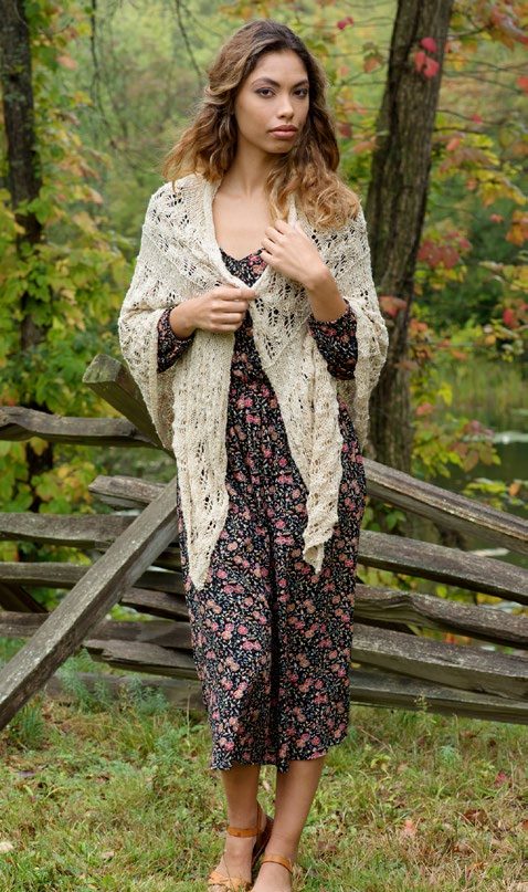 Clew Shawl Wrap Knitting Pattern