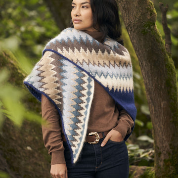 Fairisle Wrap Knitting Pattern