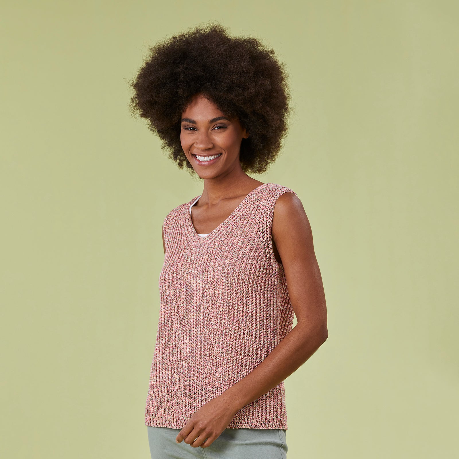 Tahki Yarns Bar Harbor Tank Knitting Pattern