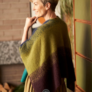 Gamma Ray Poncho Cape Knitting Pattern