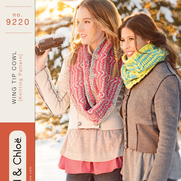 Wing Tip Cowl Knitting Pattern