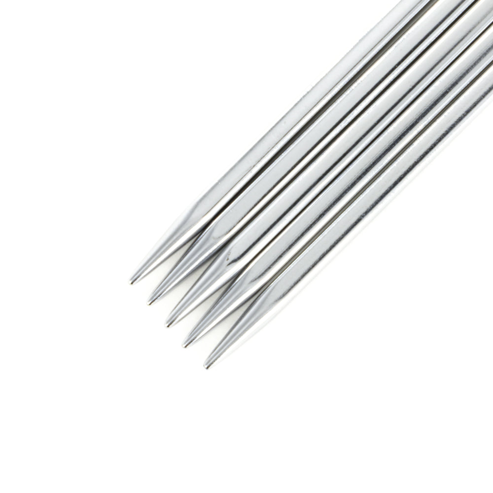 KnitPro Nova Cubics Platina Double Pointed Needles 6in