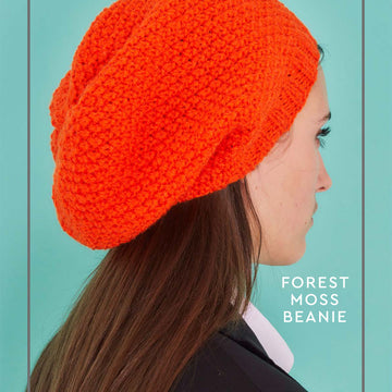 Paintbox Yarns Forest Moss Beanie Knitting Pattern