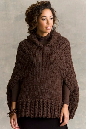 Tahki Yarns Hawthorne Poncho Knitting Pattern