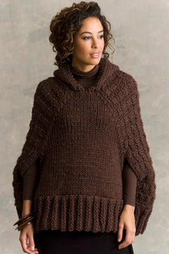 Tahki Yarns Hawthorne Poncho Knitting Pattern