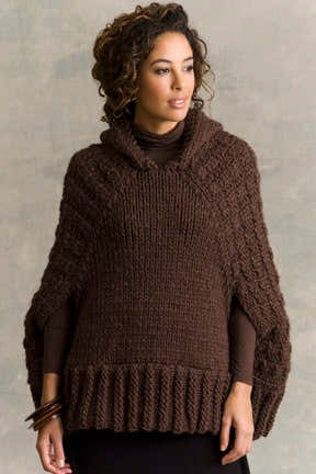 Tahki Yarns Hawthorne Poncho Knitting Pattern