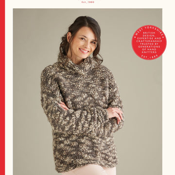 Sirdar Cowl Neck Pullover in Elemental