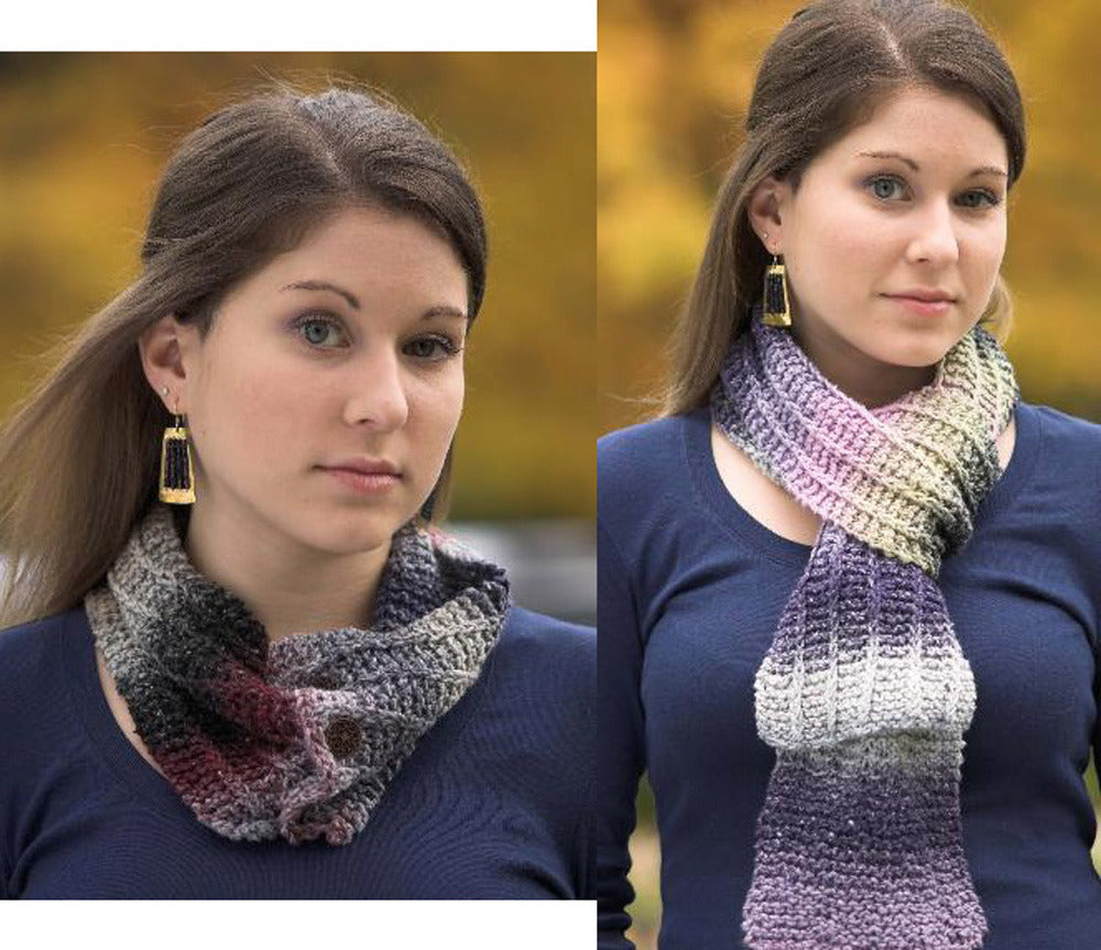 Scarf and Neckwarmer Cowl Knitting Pattern