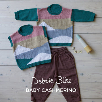 Debbie Bliss Skylar Sweater and Tank Top Knitting Pattern