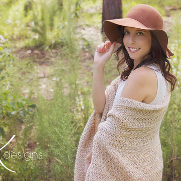 Chardonnay Crochet Wrap