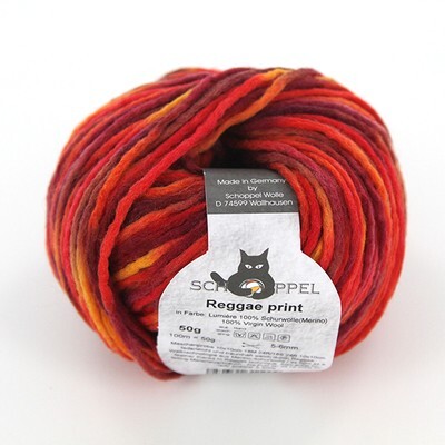 Schoppel Wolle Reggae Print Yarn - Merino Wool Aran
