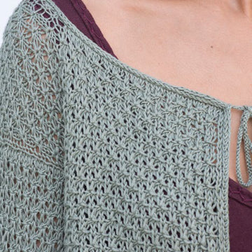 Sweetgrass Shrug Bolero Knitting Pattern