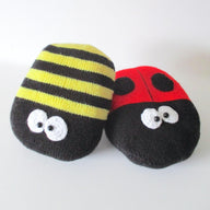 Ladybird and Bee Cushions
