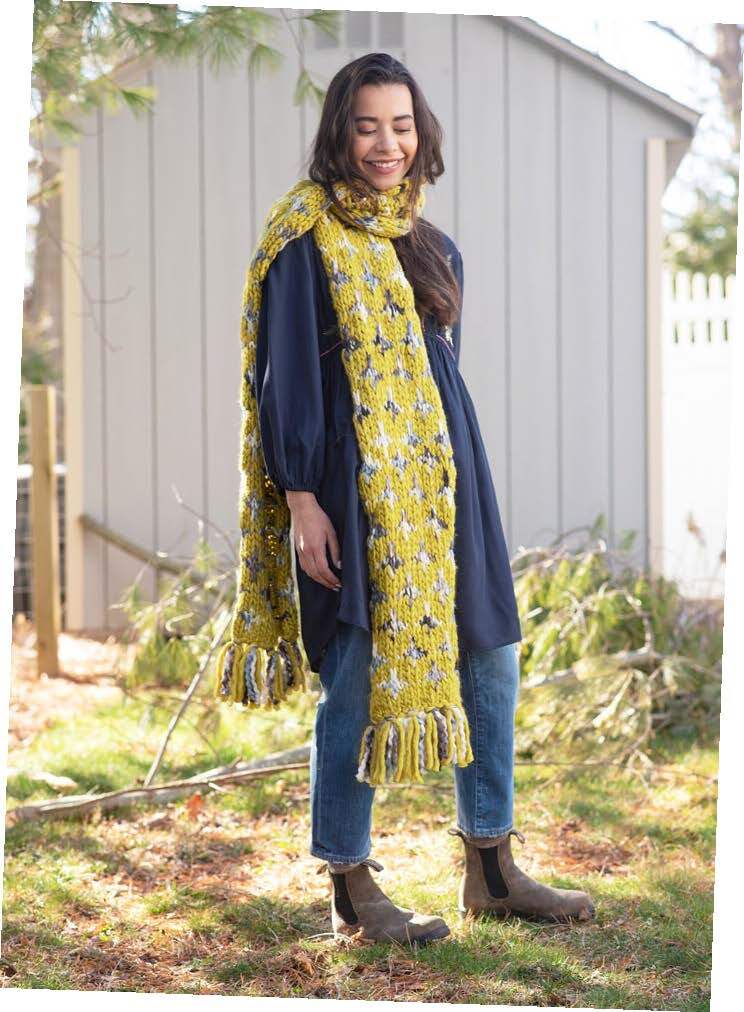 Lonsdale Scarf Knitting Pattern
