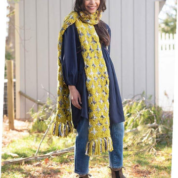 Lonsdale Scarf Knitting Pattern