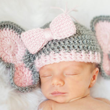 Newborn Elephant Hat and Diaper Cover Pattern for Boy or Girl