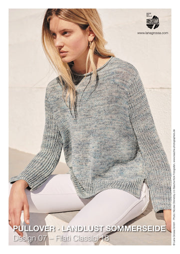 Lana Grossa Pullover Jumper Knitting Pattern