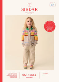 ScandiStriped Cardi Cardigan Knitting Pattern