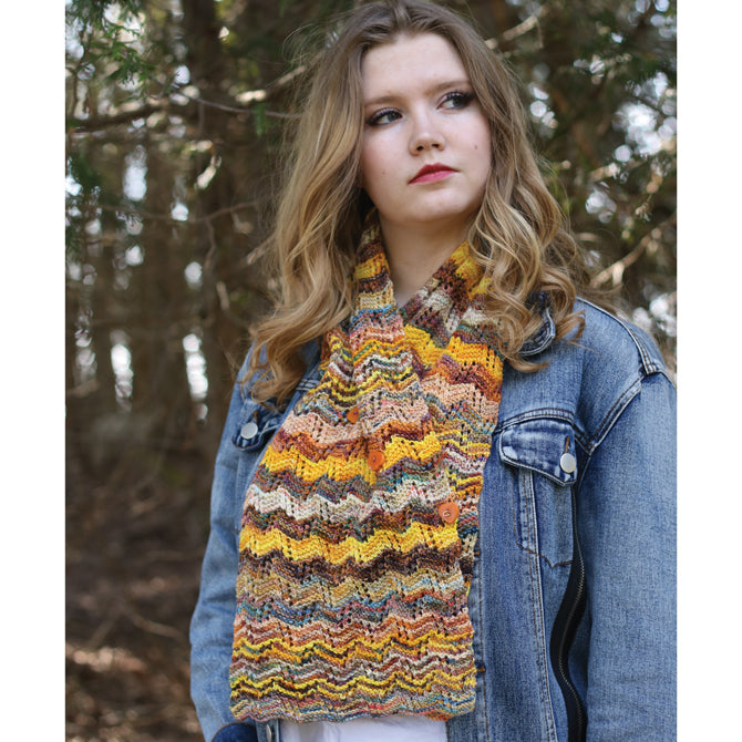 Koigu Wildweed Scarf Knitting Pattern