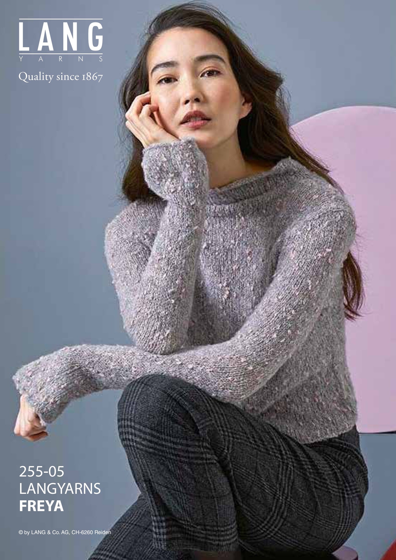Lang 255-05 Pullover Jumper Knitting Pattern
