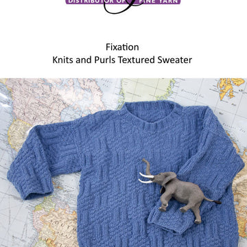Cascade Yarns DK Fixation Knits and Purls Textured Sweater (Free)