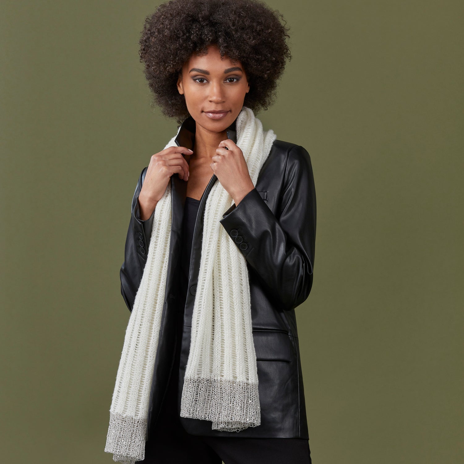 Stacy Charles Fine Yarns Peyton Scarf Knitting Pattern
