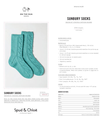 Sunbury Socks PDF