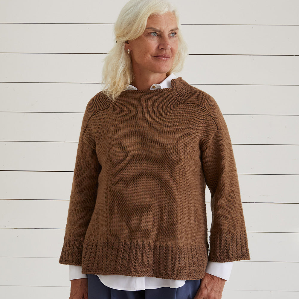 Debbie Bliss Maude Sweater Knitting Pattern