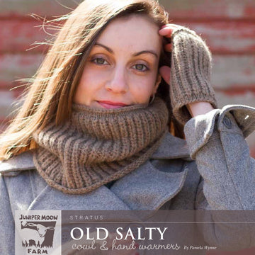 Old Salty Cowl & Hand Warmers Knitting Pattern