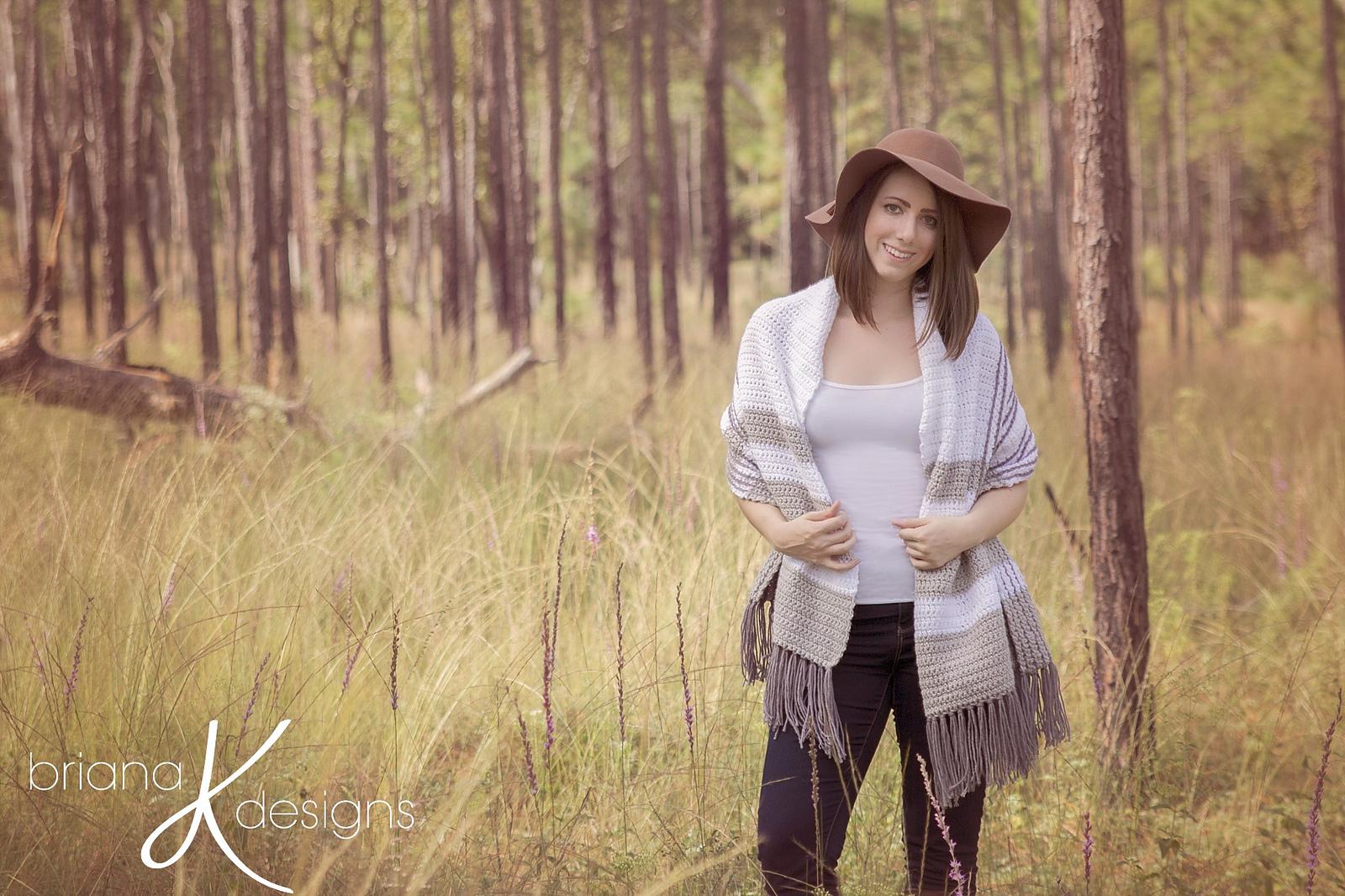 Geo Napa Crochet Wrap or Scarf