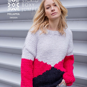 MillaMia Sigrid Boxy Jumper Knitting Pattern