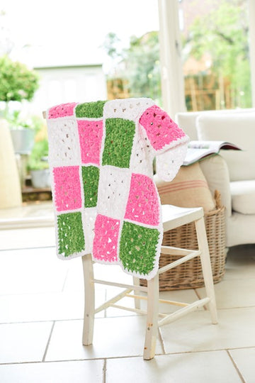 Motif Blankets in Stylecraft Chenille Chunky - 10249
