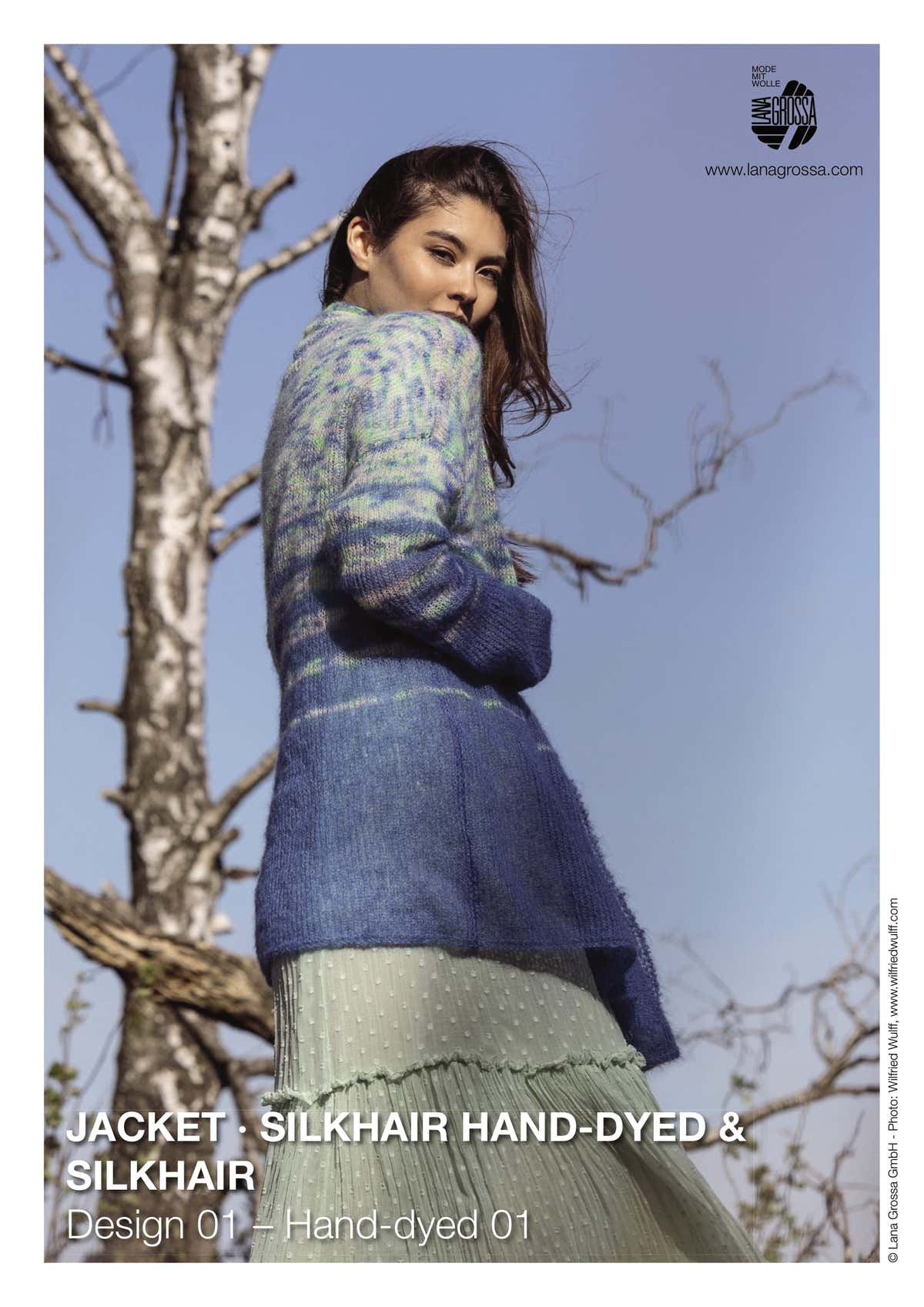 Lana Grossa Jacket Cardigan Knitting Pattern