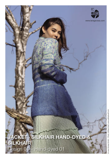 Lana Grossa 01 Jacket in Silkhair Hand-Dyed & Silkhair PDF