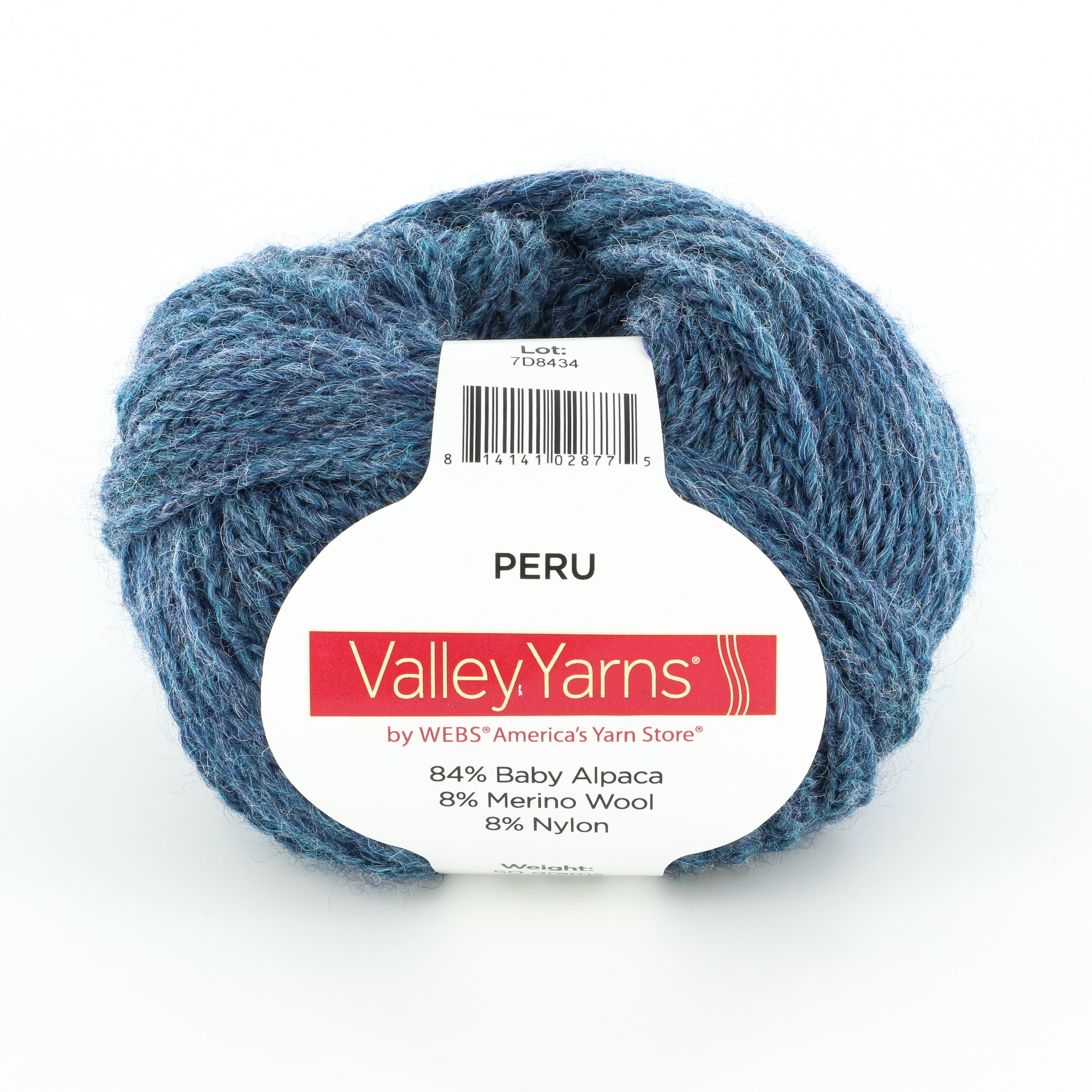 Valley Yarns Peru Yarn - Baby Alpaca Worsted