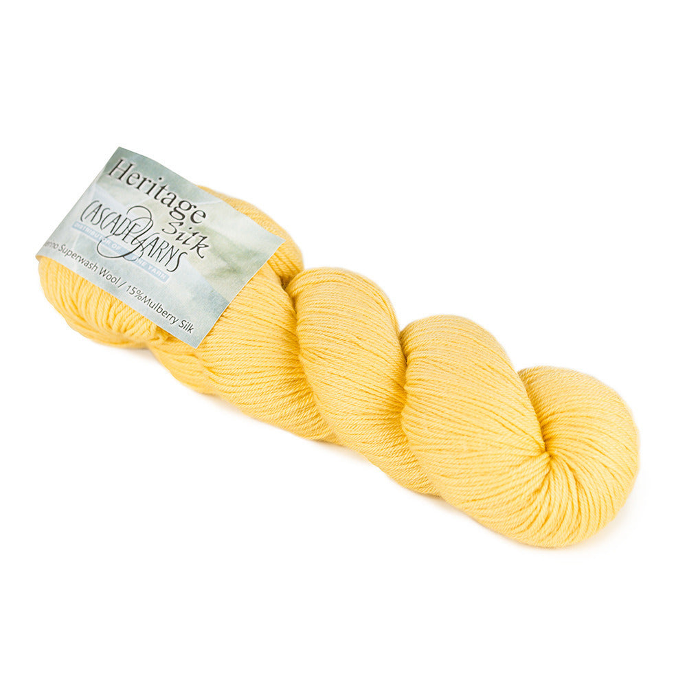 Cascade Yarns Heritage Silk Yarn - Merino Wool 4 Ply