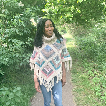 Winter Diamond Poncho