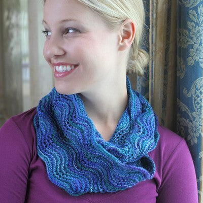 Valley Yarns Galene Cowl Knitting Pattern