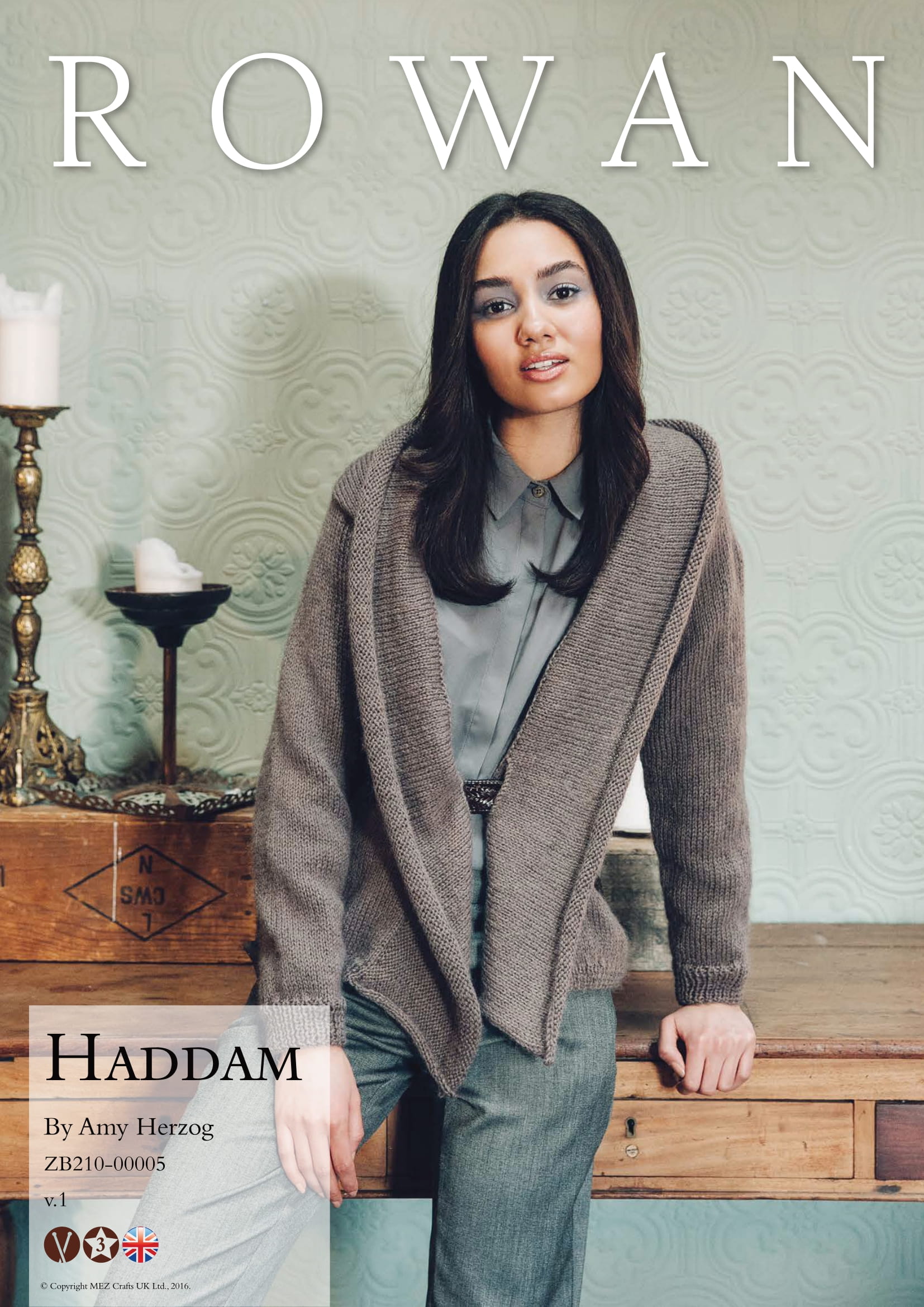 Rowan Haddam Cardigan Knitting Pattern
