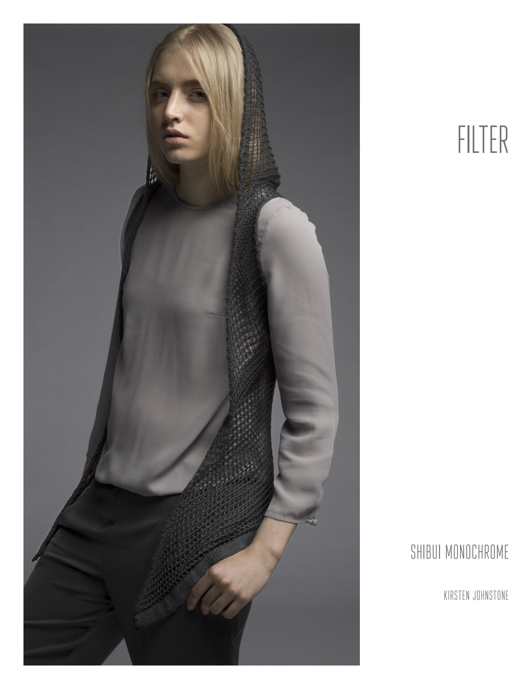 Shibui Knits Filter Cardigan Knitting Pattern