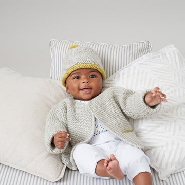 Debbie Bliss Garter Stitch Jacket & Hat PDF